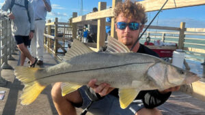 Logan Bergamo, a seasoned angler, first cast his line at Sebastian Inlet at age 14.