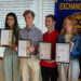 Pictured left to right: Sebastian Exchange Club Student Coordinator Adam Preuss, Zahra Qizilbash, Christopher Cheries, Amelia Pasqualone, Layla English and Hadleigh Brown