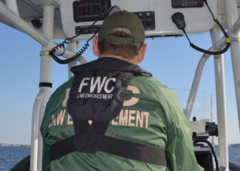 FWC Officer on patrol.