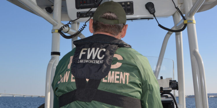 FWC Officer on patrol.