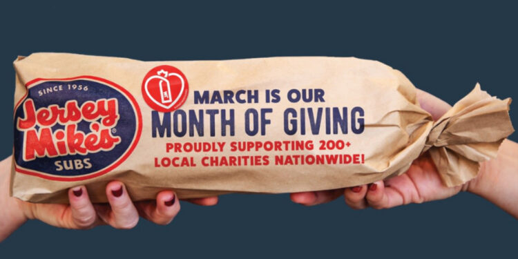 Jersey Mike's will donate all sales this Wednesday to the Boys & Girls club.