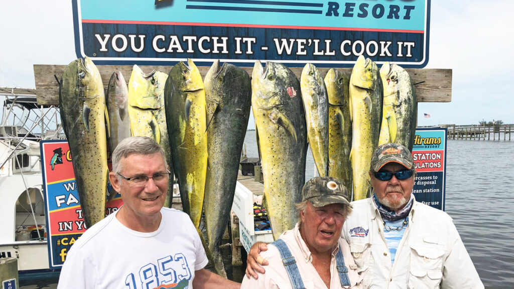 Big Easy Fishing Charters in Sebastian say the Dolphin are running in the Atlantic.