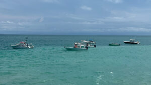 Boaters fishing near the North Jetty at the Sebastian Inlet (Sebastian Daily)