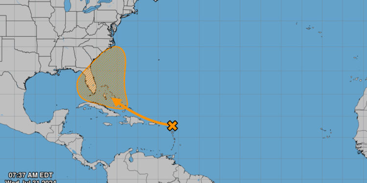 Possible tropical depression