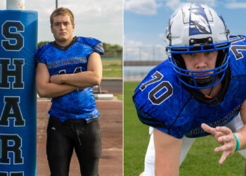 Sebastian River High School seniors Michael "Mullet" Howard and Daniel "Ollie" Oliver