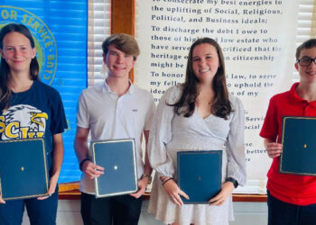 From left to right: Zoe Nichelsen, Michael Green, Elizabeth Hall and Christian Harris