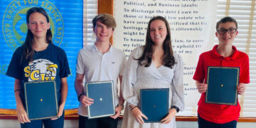 From left to right: Zoe Nichelsen, Michael Green, Elizabeth Hall and Christian Harris